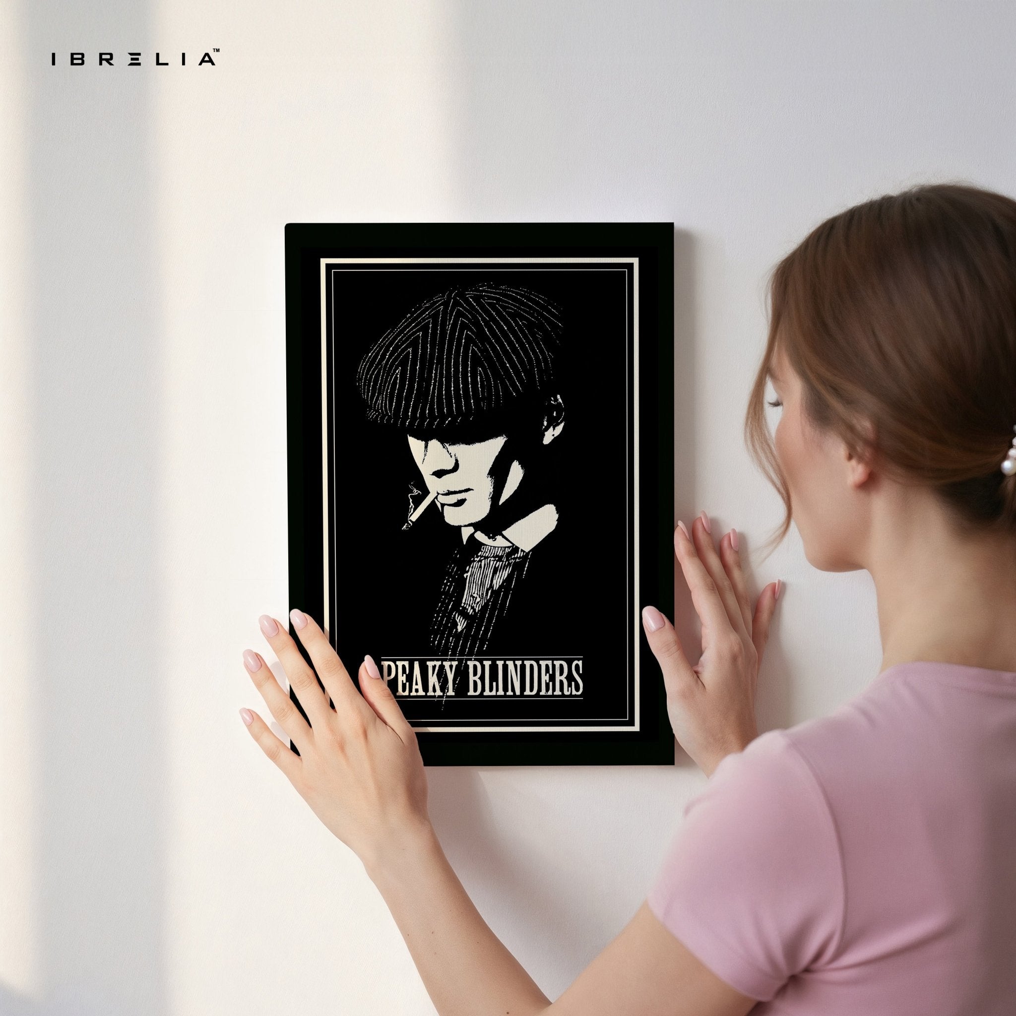 Peaky Blinders “Thomas Shelby” Noir Edition – 4K Ultra Wrap Frame Wall Art in Pakistan | IBRELIA™ - IBRELIA