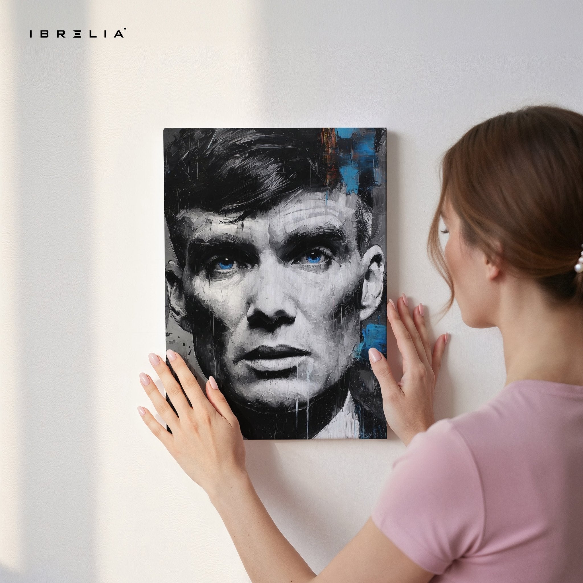 Thomas Shelby Blue Eyes Wall Frame | 4K Ultra Wrap Frame Wall Art in Pakistan | IBRELIA™ - IBRELIA