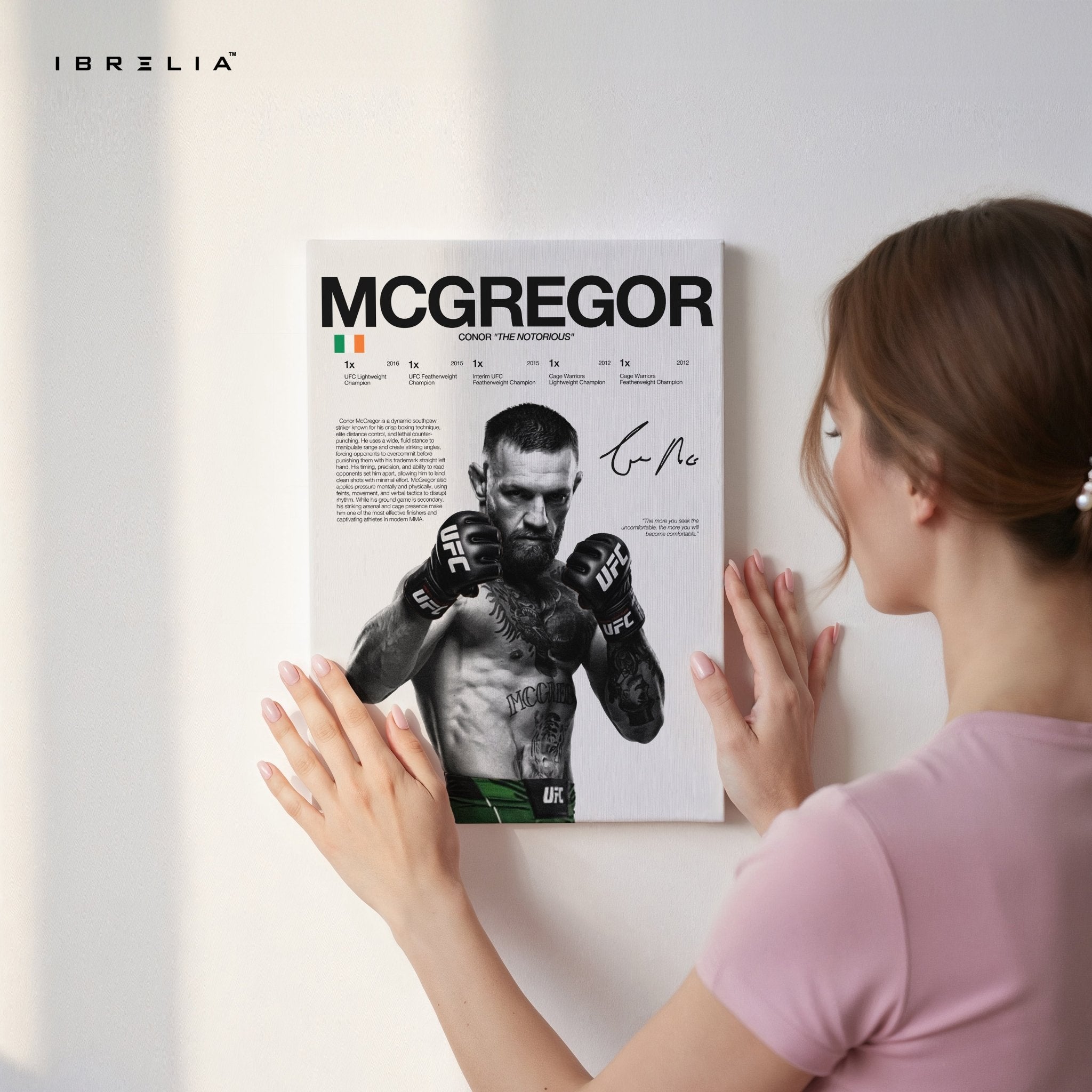 Conor McGregor “The Notorious” – 4K Ultra Wrap Frame Wall Art in Pakistan | IBRELIA™ - IBRELIA