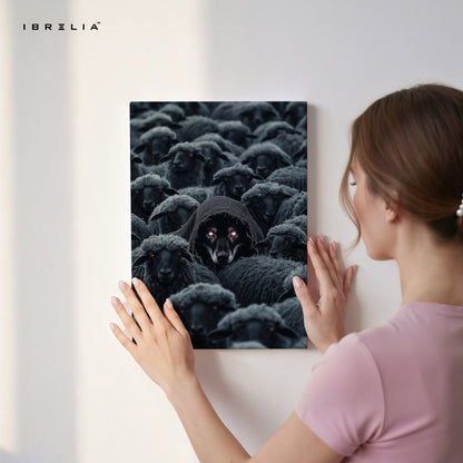 Wolf Among Sheep Wall Frame | 4K Ultra Wrap Frame Wall Art in Pakistan | IBRELIA™ - IBRELIA