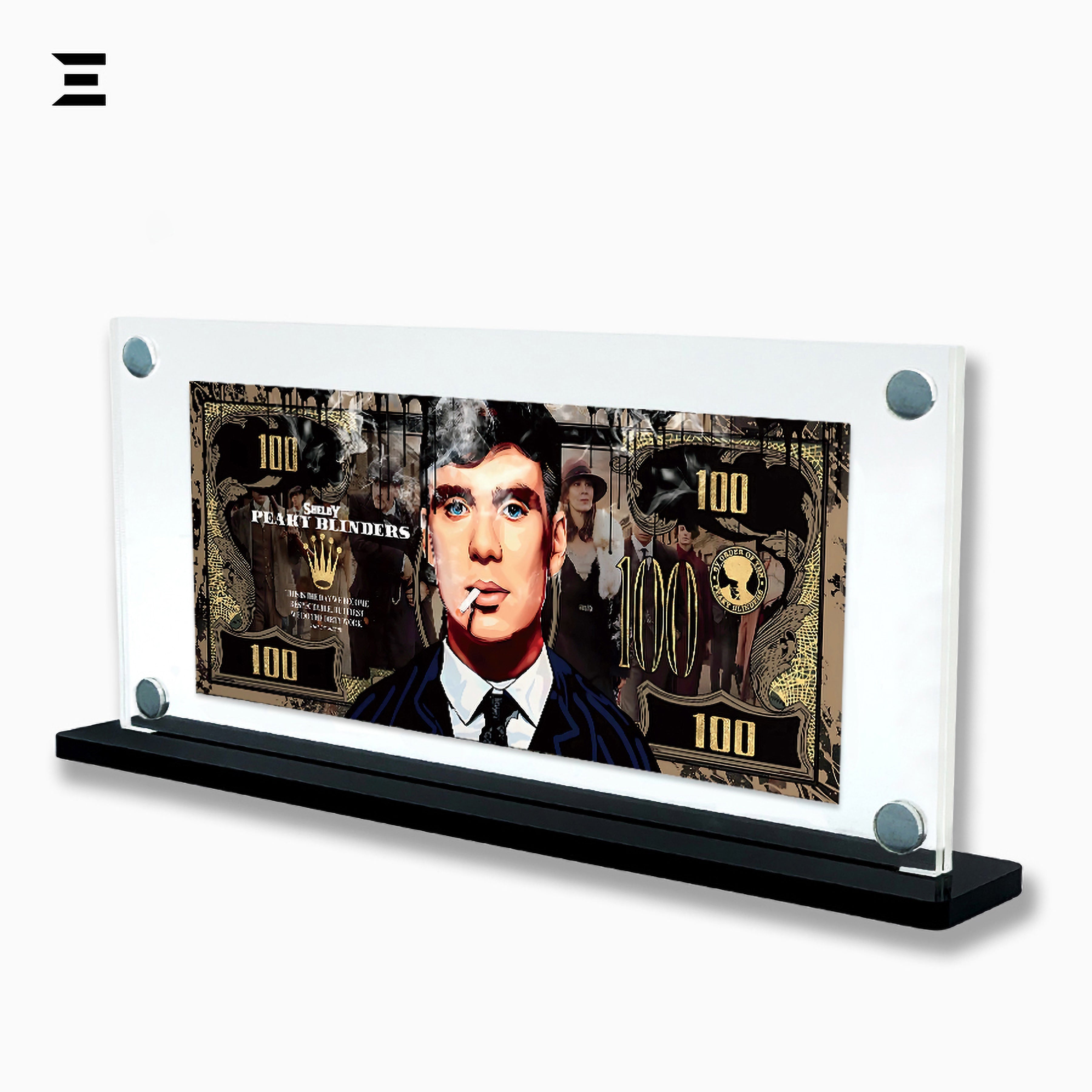 Premium Magnetic Acrylic Frame with Black Base – Peaky Blinders Thomas Shelby Portrait Edition IBRELIA