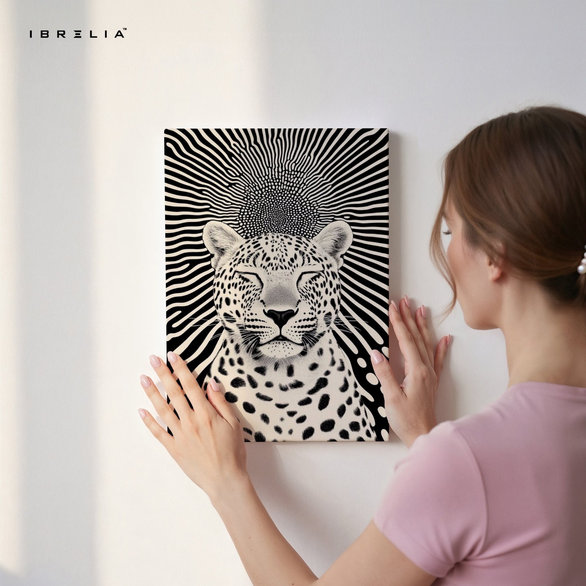 Zen Leopard Wall Frame | 4K Ultra Wrap Frame Wall Art in Pakistan | IBRELIA™