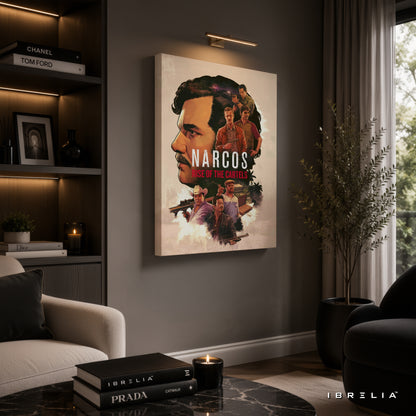 Narcos: Rise of the Cartels Premium Wall Art – Netflix Inspired 4K Wrapped MDF Frame | IBRELIA™