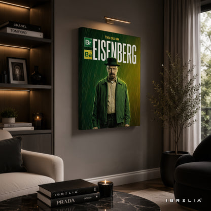 Breaking Bad Heisenberg Walter White Premium Wall Art – 4K Wrapped MDF Frame | IBRELIA™