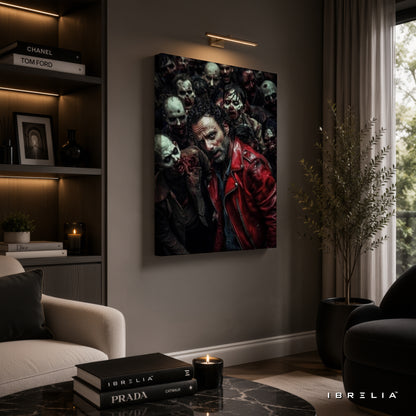 Rick Grimes Premium Wall Art – The Walking Dead 4K Wrapped MDF Frame | IBRELIA™