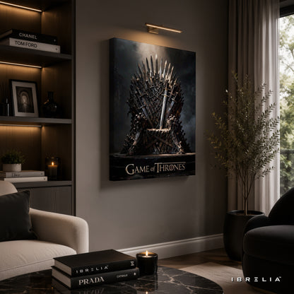 Game of Thrones Iron Throne Premium Wall Art – 4K Wrapped MDF Frame | IBRELIA™
