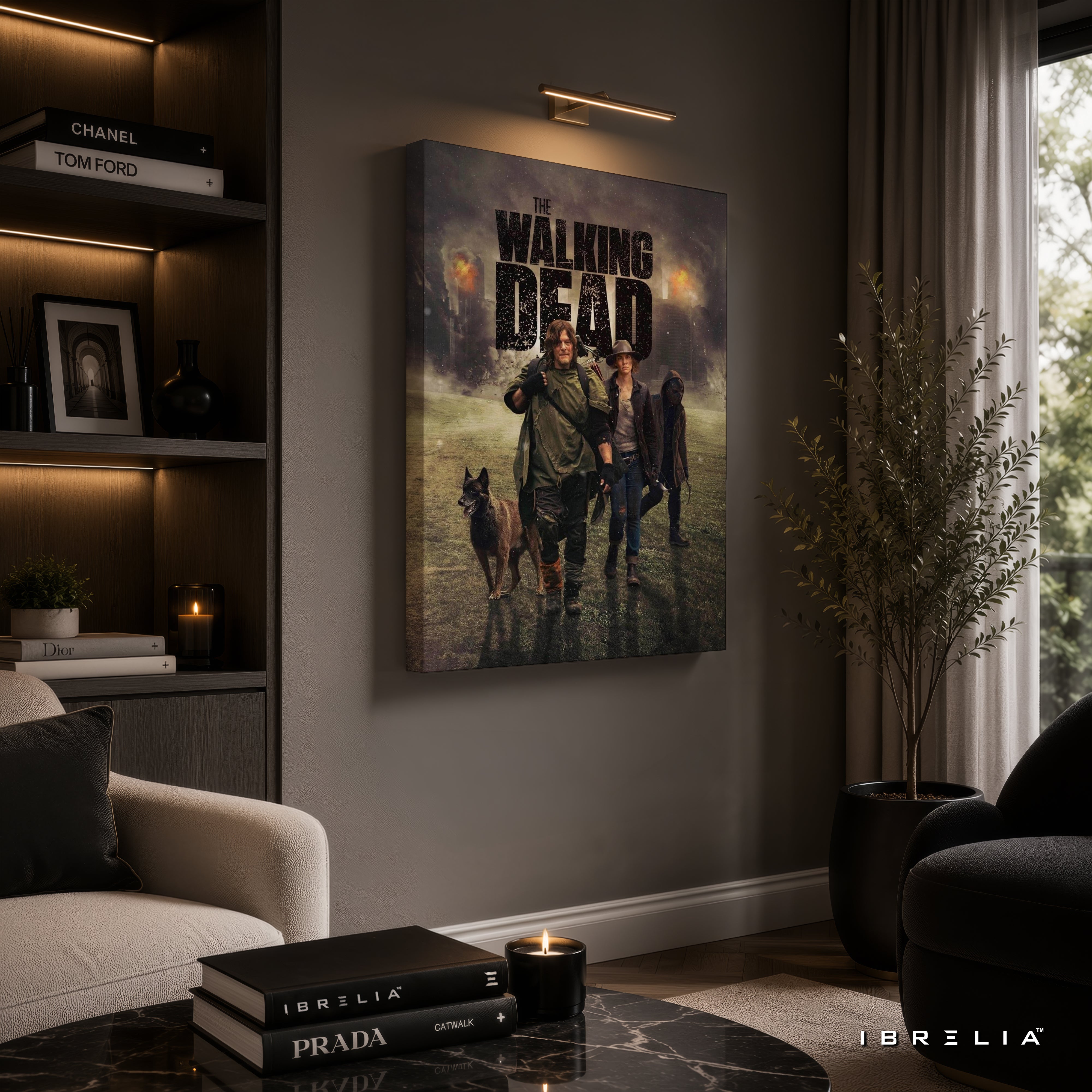 The Walking Dead Premium Wall Art – Daryl Dixon Survivor 4K Wrapped MDF Frame | IBRELIA™
