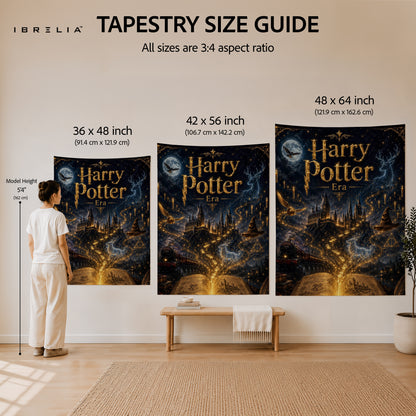 Harry Potter Magical Hogwarts Wall Tapestry – Premium Fantasy Wall Hanging & Home Decor in Pakistan