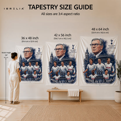 Jürgen Klopp Liverpool Legend Wall Tapestry | Premium Heavyweight Jute Fabric Wall Hanging (Copy)