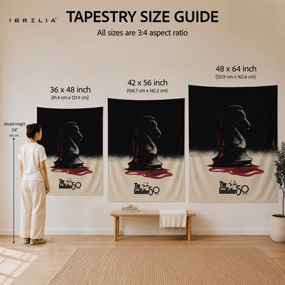 The Godfather 50th Anniversary Chess Knight Wall Tapestry – Premium Movie Wall Hanging & Home Decor in Pakistan