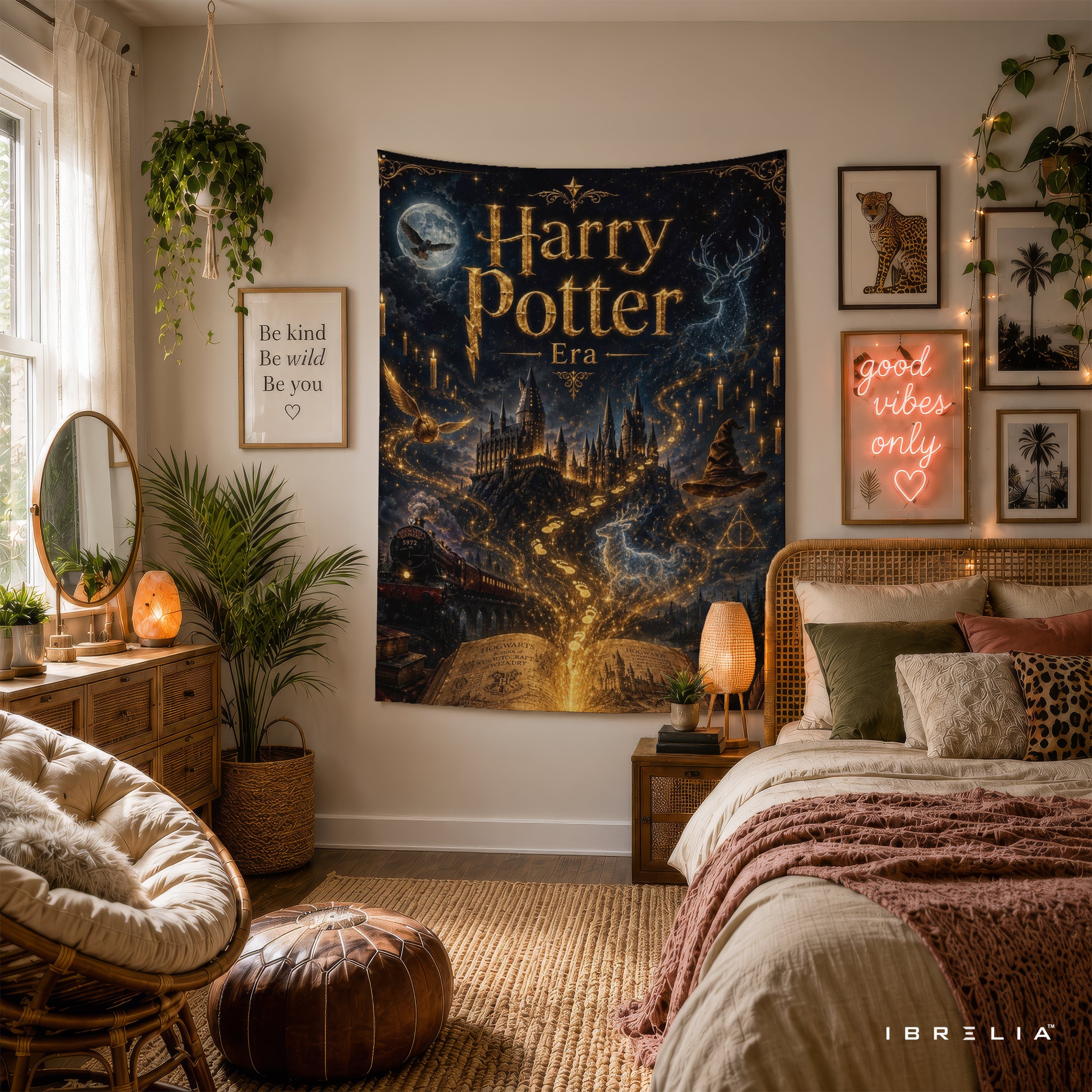 Harry Potter Magical Hogwarts Wall Tapestry – Premium Fantasy Wall Hanging & Home Decor in Pakistan