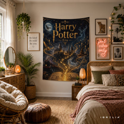 Harry Potter Magical Hogwarts Wall Tapestry – Premium Fantasy Wall Hanging & Home Decor in Pakistan