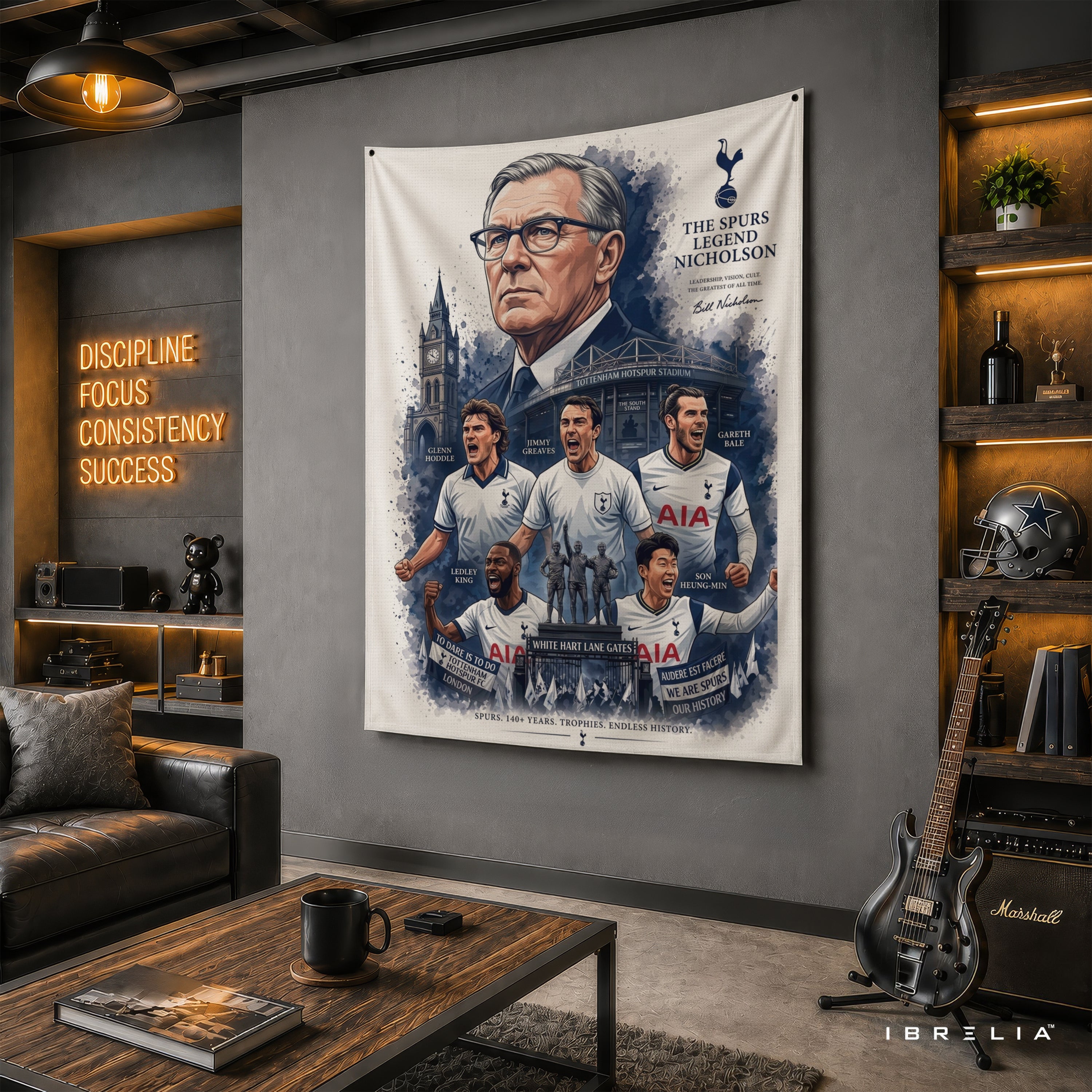 Jürgen Klopp Liverpool Legend Wall Tapestry | Premium Heavyweight Jute Fabric Wall Hanging (Copy)