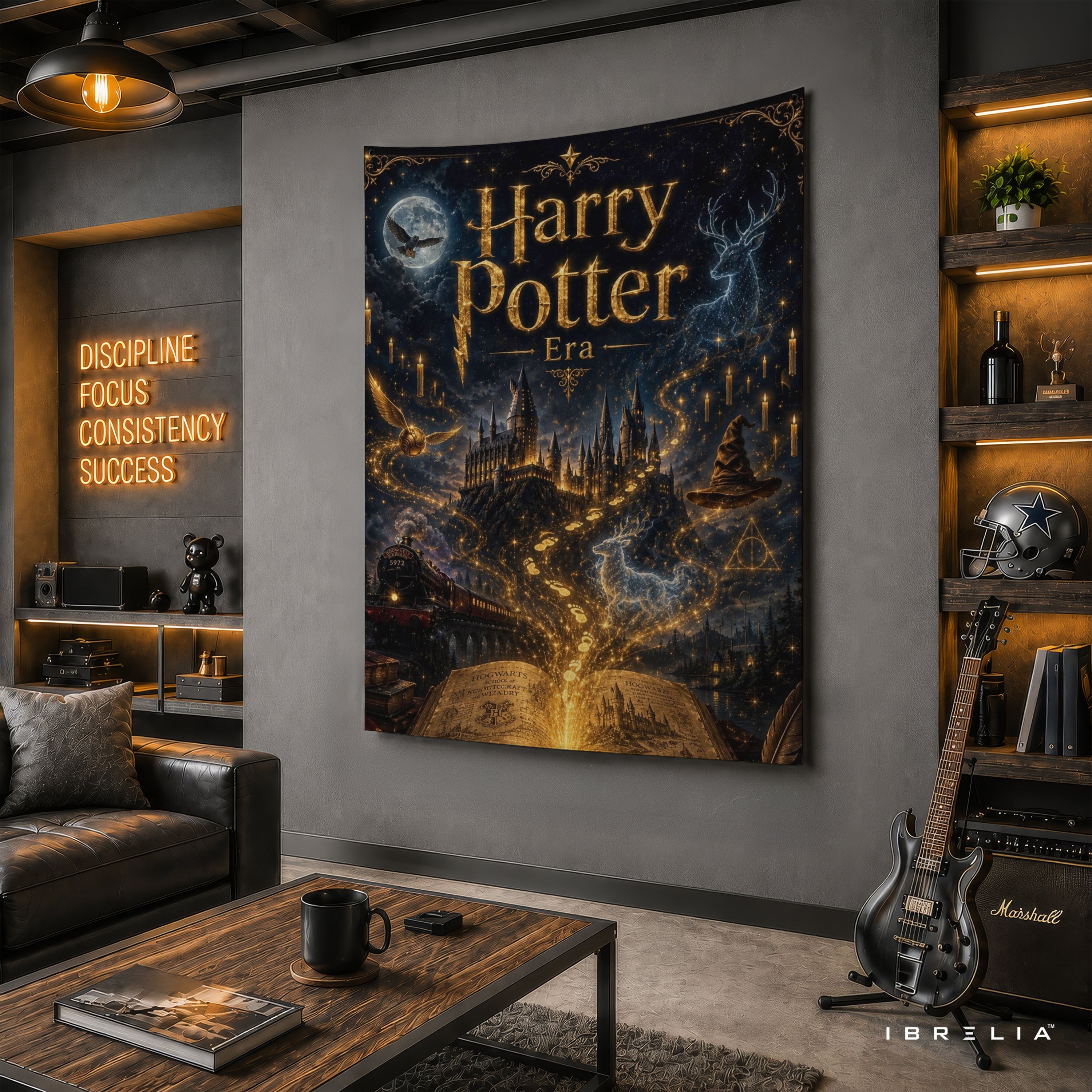 Harry Potter Magical Hogwarts Wall Tapestry – Premium Fantasy Wall Hanging & Home Decor in Pakistan