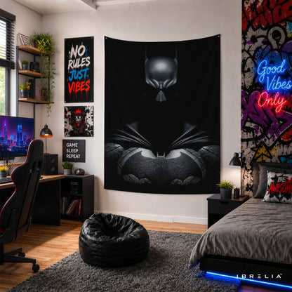 Batman Dark Knight Portrait Wall Tapestry – Premium Superhero Wall Hanging & Home Decor in Pakistan