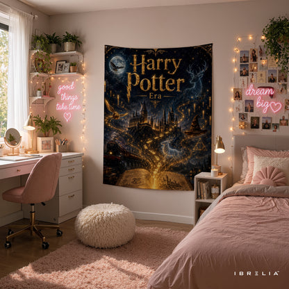 Harry Potter Magical Hogwarts Wall Tapestry – Premium Fantasy Wall Hanging & Home Decor in Pakistan