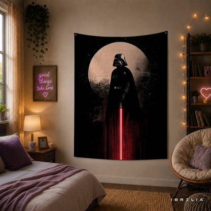 Darth Vader Death Star Wall Tapestry – Star Wars Sith Lord Sci-Fi Wall Hanging