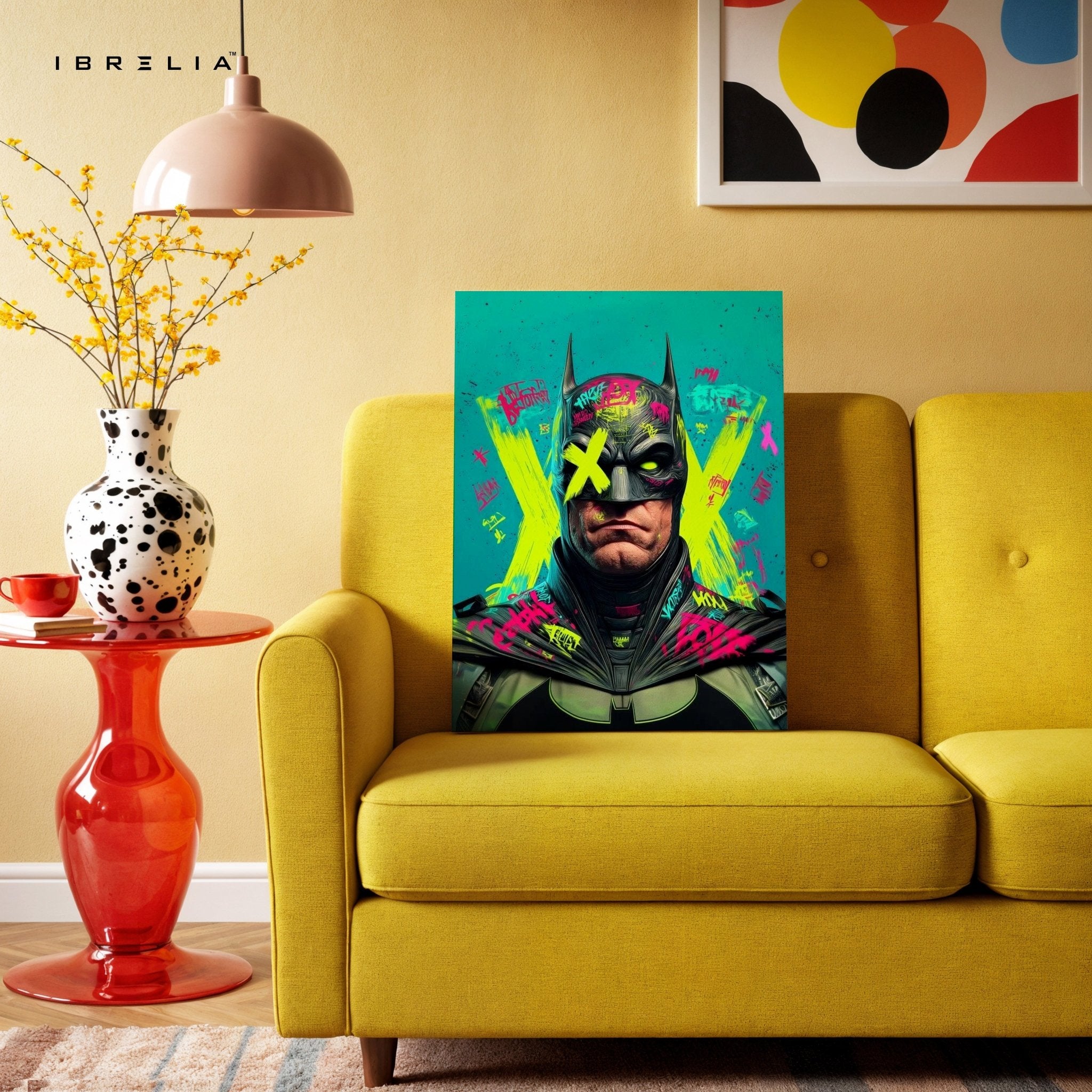 Graffiti Batman Wall Frame | 4K Ultra Wrap Frame Wall Art in Pakistan | IBRELIA™ - IBRELIA