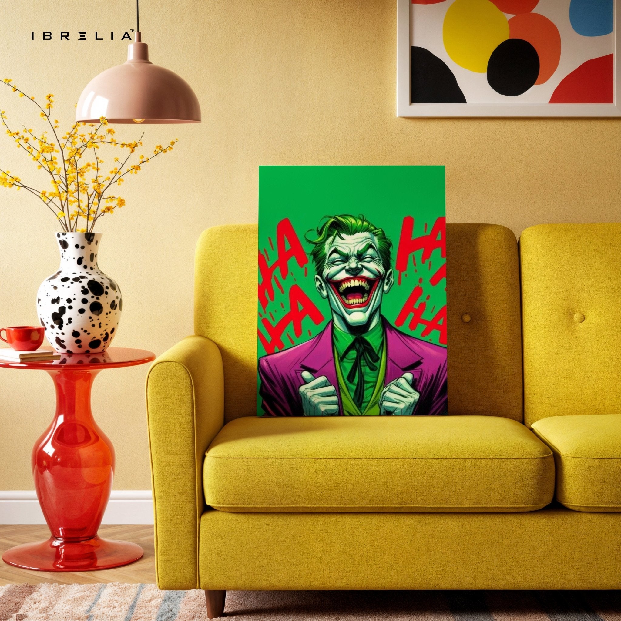 Joker Laughing Wall Frame | 4K Ultra Wrap Frame Wall Art in Pakistan | IBRELIA™