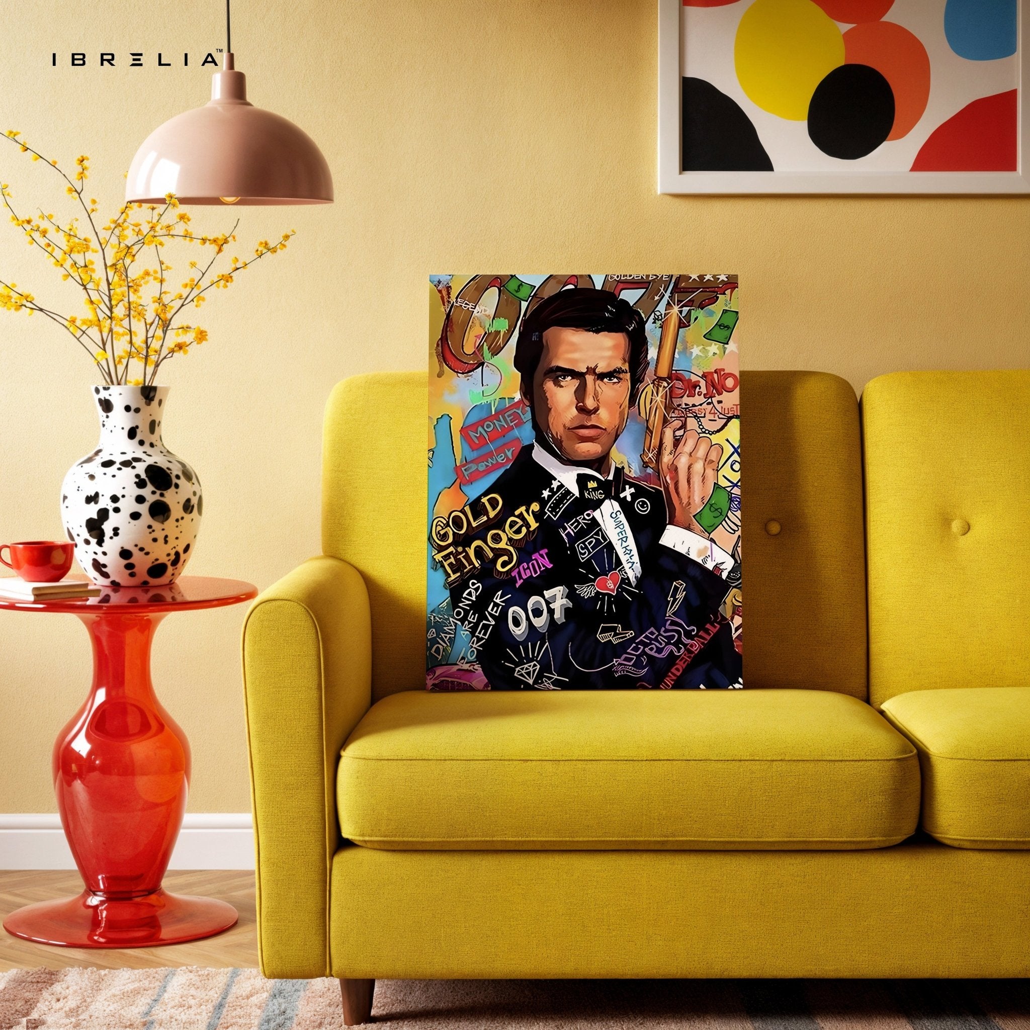James Bond “007 Graffiti Edition” Wall Frame | 4K Ultra Wrap Frame Wall Art in Pakistan | IBRELIA™