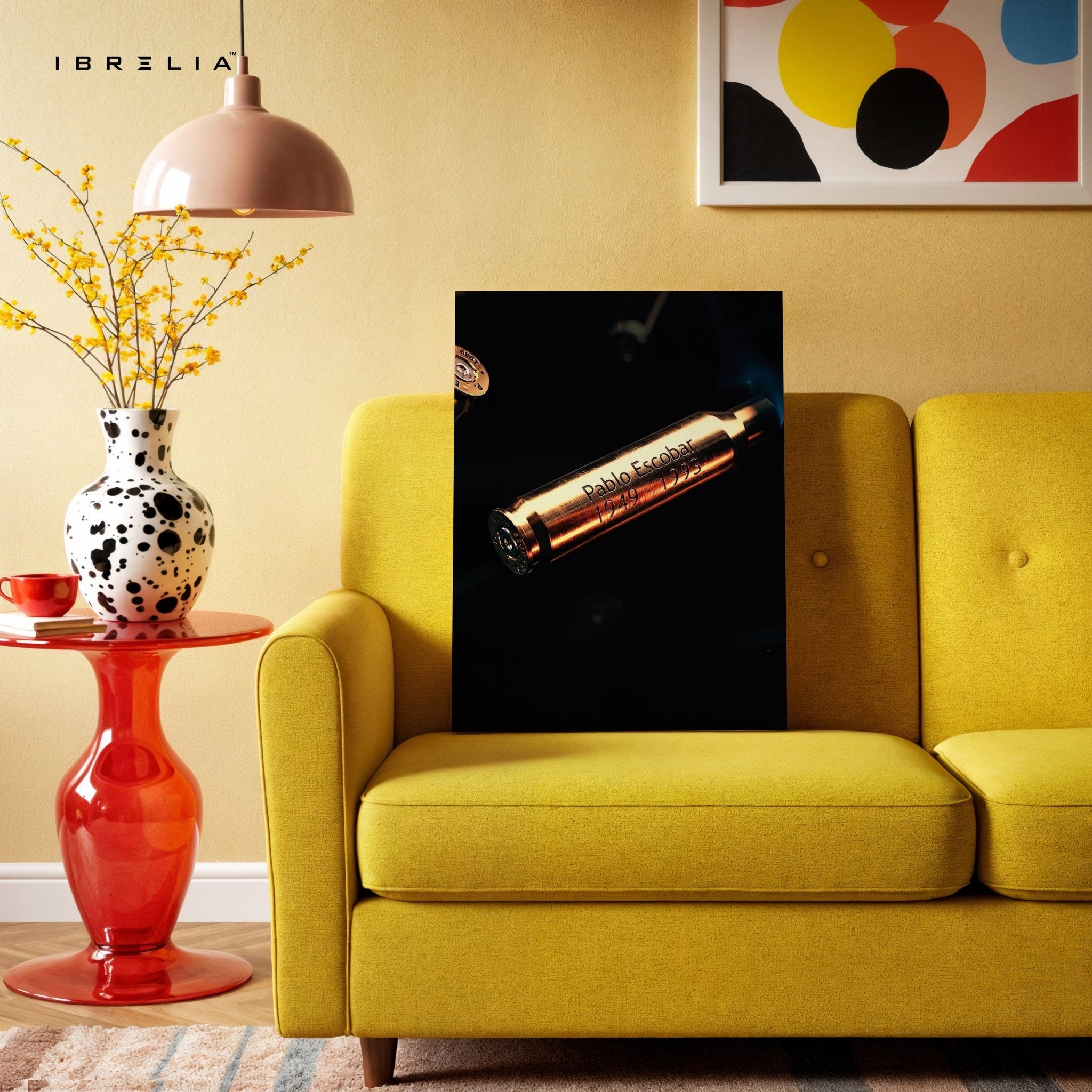 Pablo Escobar Bullet Shell Wall Frame | 4K Ultra Wrap Frame Wall Art in Pakistan | IBRELIA™ - IBRELIA