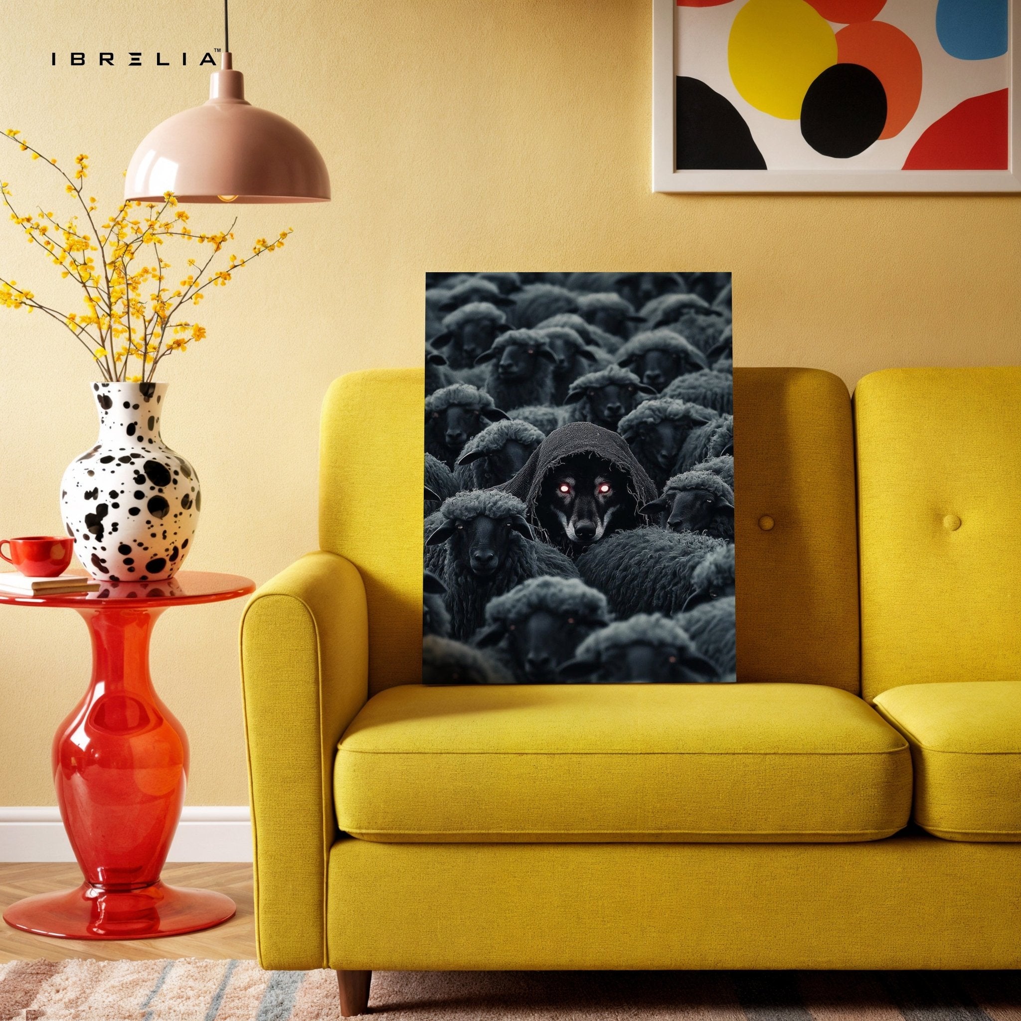 Wolf Among Sheep Wall Frame | 4K Ultra Wrap Frame Wall Art in Pakistan | IBRELIA™ - IBRELIA
