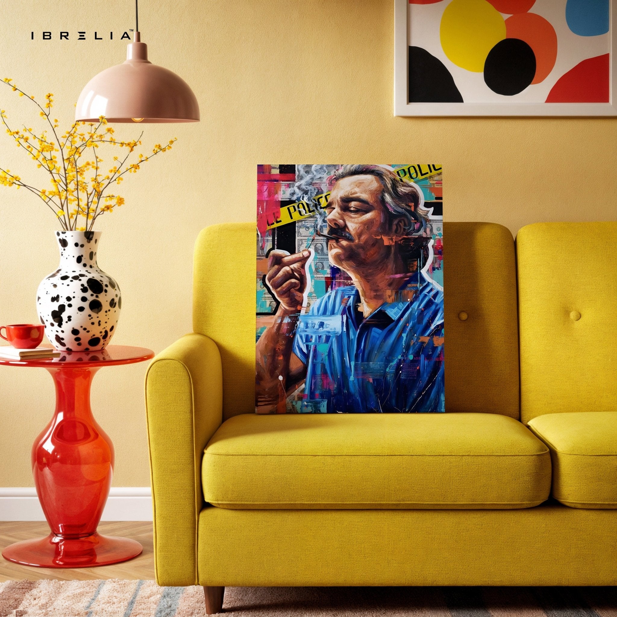 Pablo Escobar “Narcos Money Power” 4K Wall Art in Pakistan | IBRELIA™ - IBRELIA