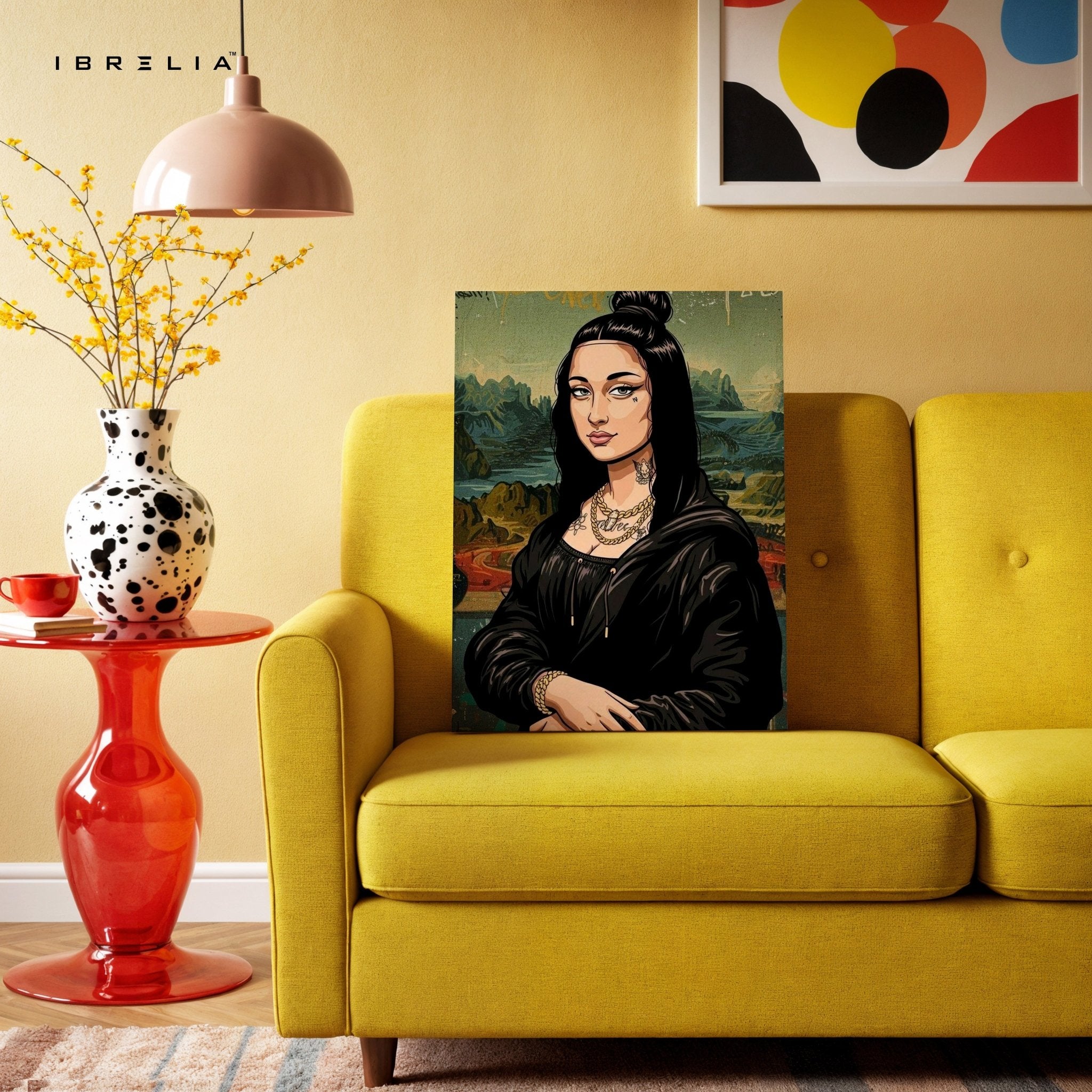 Gangsta Mona Lisa Wall Frame | 4K Ultra Wrap Frame Wall Art in Pakistan | IBRELIA™ - IBRELIA