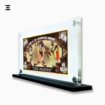 Premium Magnetic Acrylic Frame with Black Base – Taz "TAZ-MANIA! Million Dollar Edition" IBRELIA