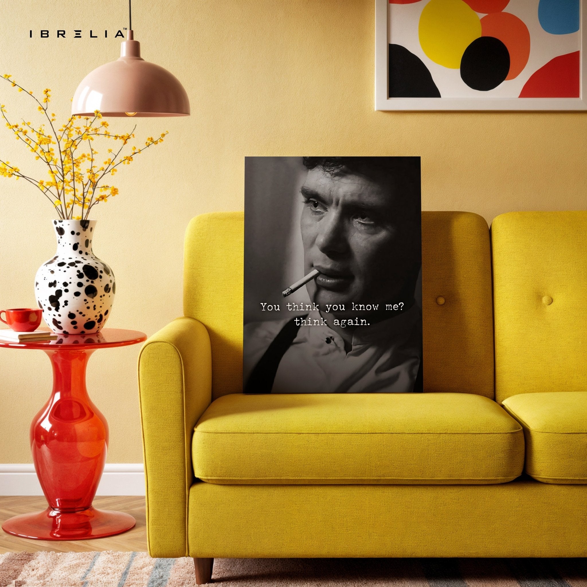 You Think You Know Me? Think Again – Cinematic Noir Wall Frame | 4K Ultra Wrap Frame Wall Art in Pakistan | IBRELIA™ - IBRELIA