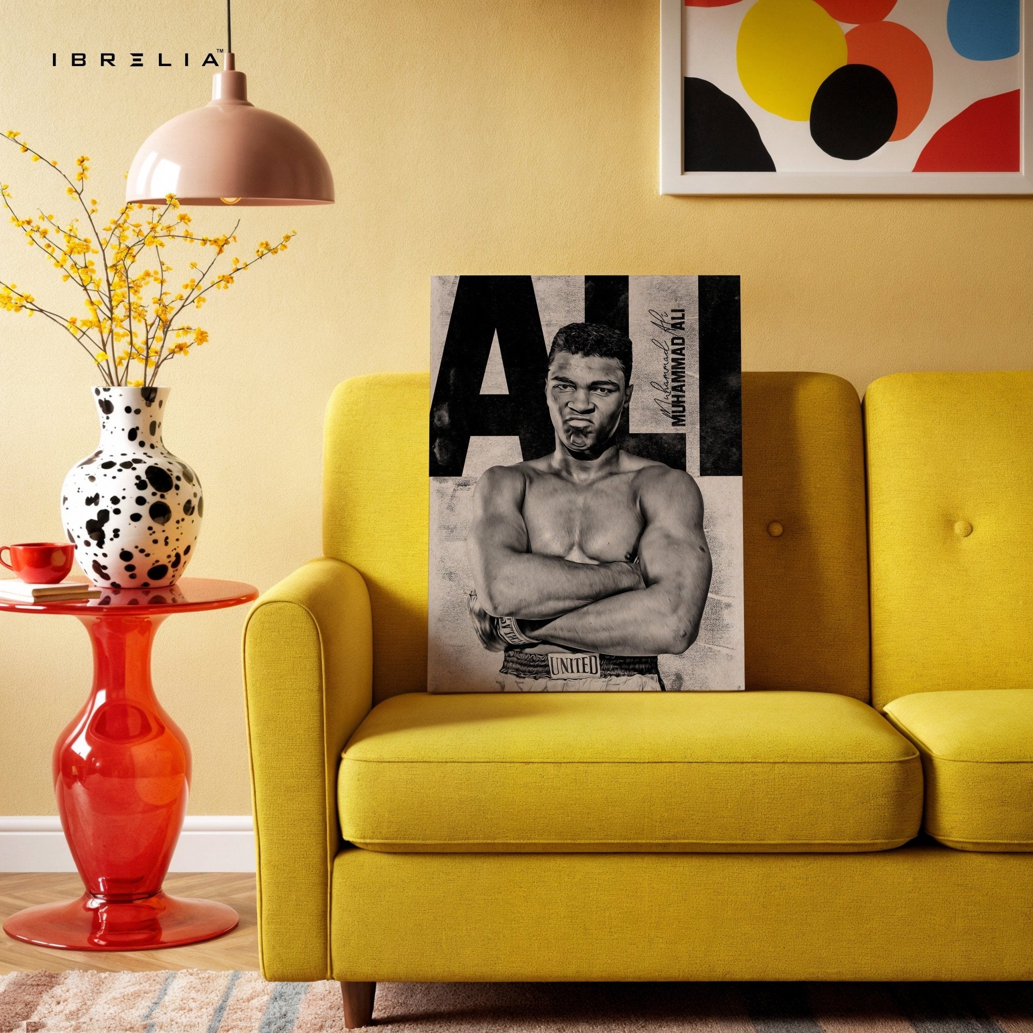 Muhammad Ali “The Greatest” – Boxing Legend Wall Frame | 4K Ultra Wrap Frame Wall Art in Pakistan | IBRELIA™ - IBRELIA