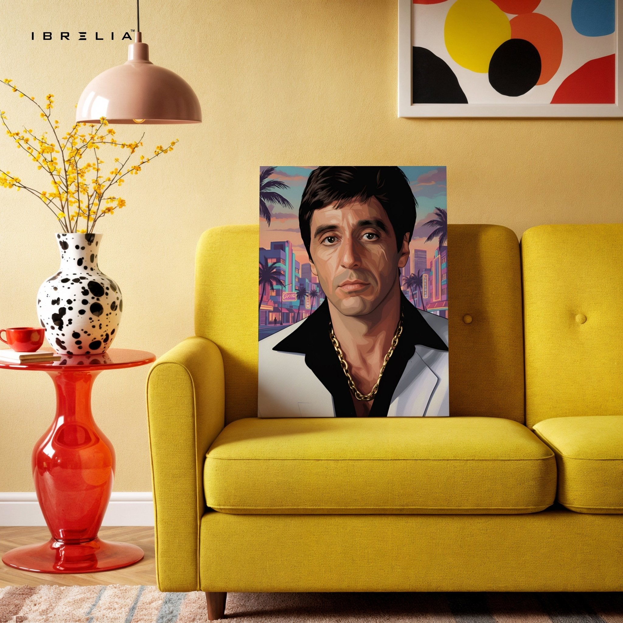 Tony Montana Scarface Wall Frame | 4K Ultra Wrap Frame Wall Art in Pakistan | IBRELIA™ - IBRELIA
