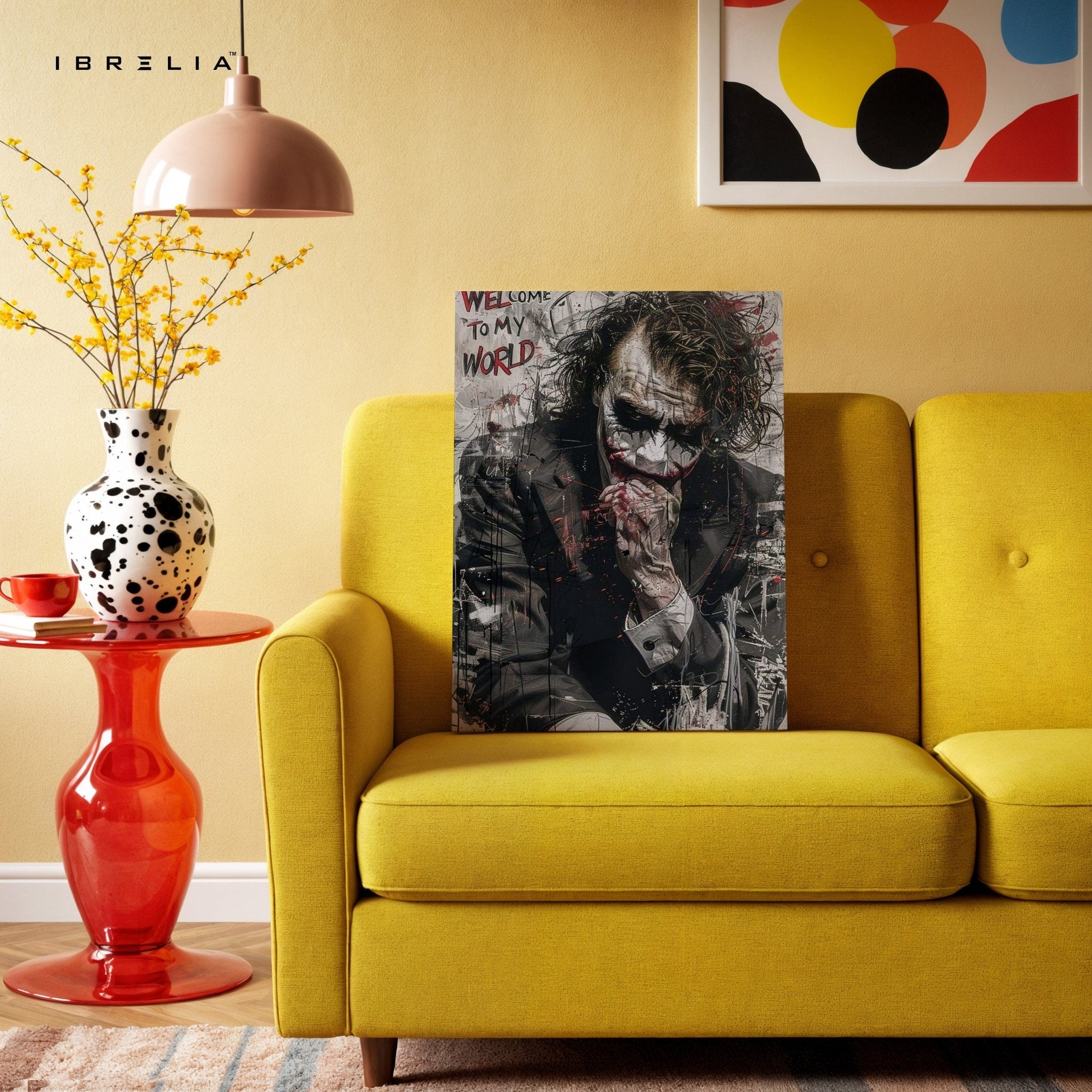 Joker “Welcome To My World” Wall Frame | 4K Ultra Wrap Frame Wall Art in Pakistan | IBRELIA™ - IBRELIA