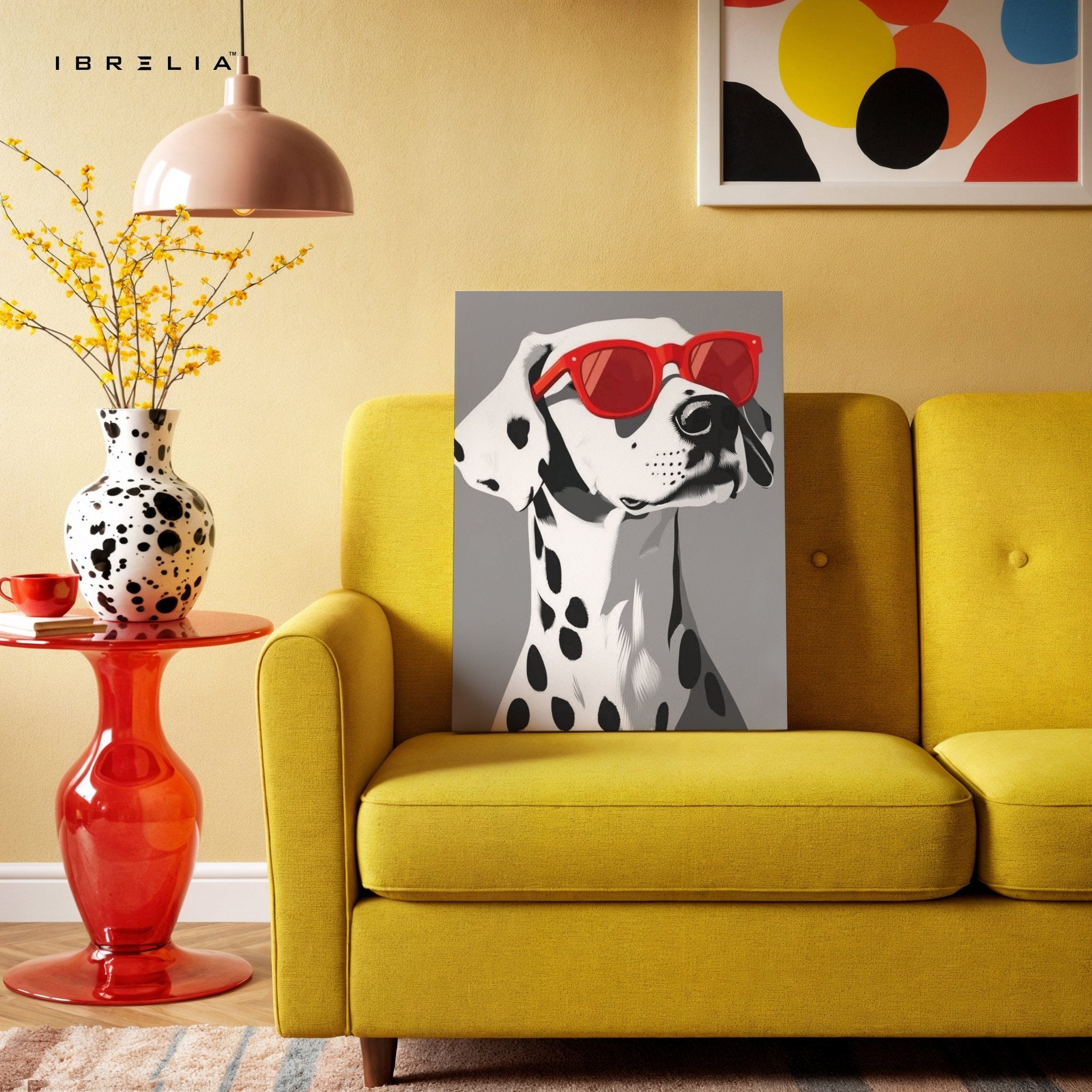 Dalmatian Cool Shades Wall Frame | 4K Ultra Wrap Frame Wall Art in Pakistan | IBRELIA™