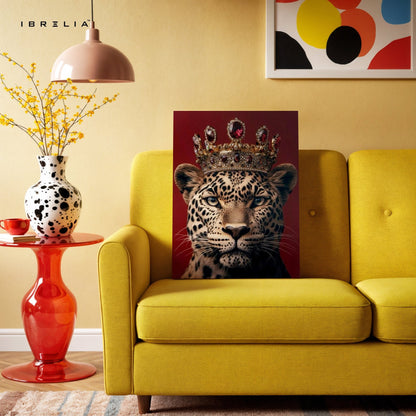 Royal Leopard King 4K Ultra HD Wall Art in Pakistan | IBRELIA™ - IBRELIA