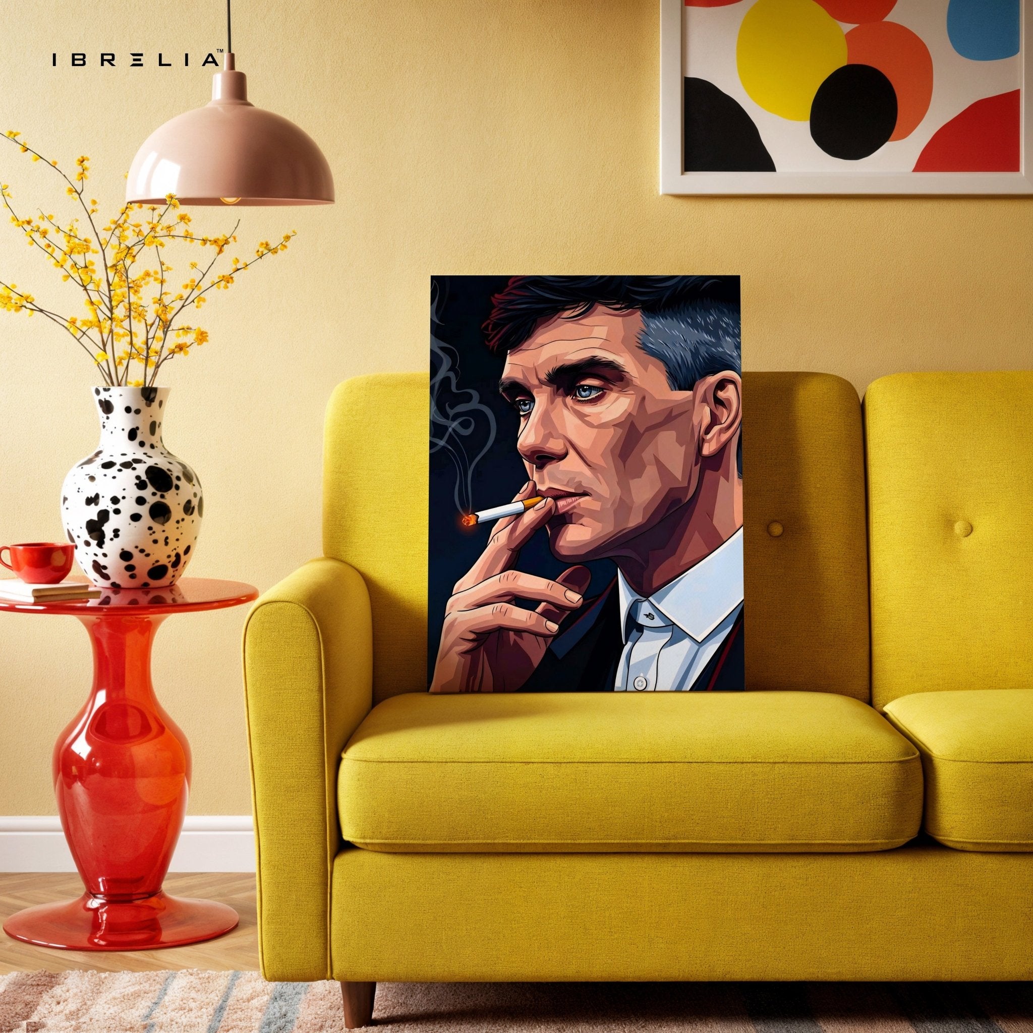 Thomas Shelby Smoking Wall Frame | 4K Ultra Wrap Frame Wall Art in Pakistan | IBRELIA™ - IBRELIA