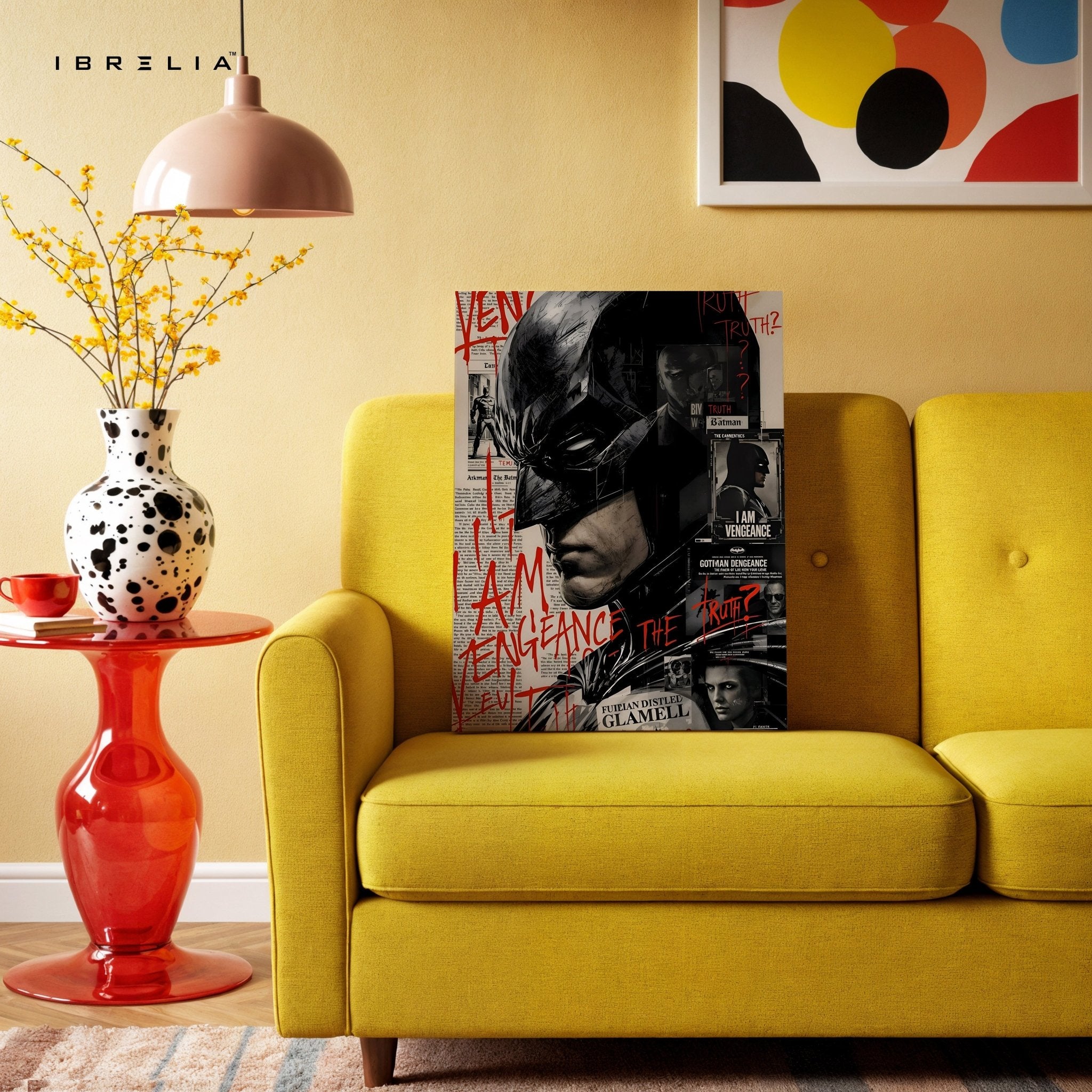 Batman Vengeance Edition – 4K Ultra Wrap Frame Wall Art in Pakistan | IBRELIA™ - IBRELIA