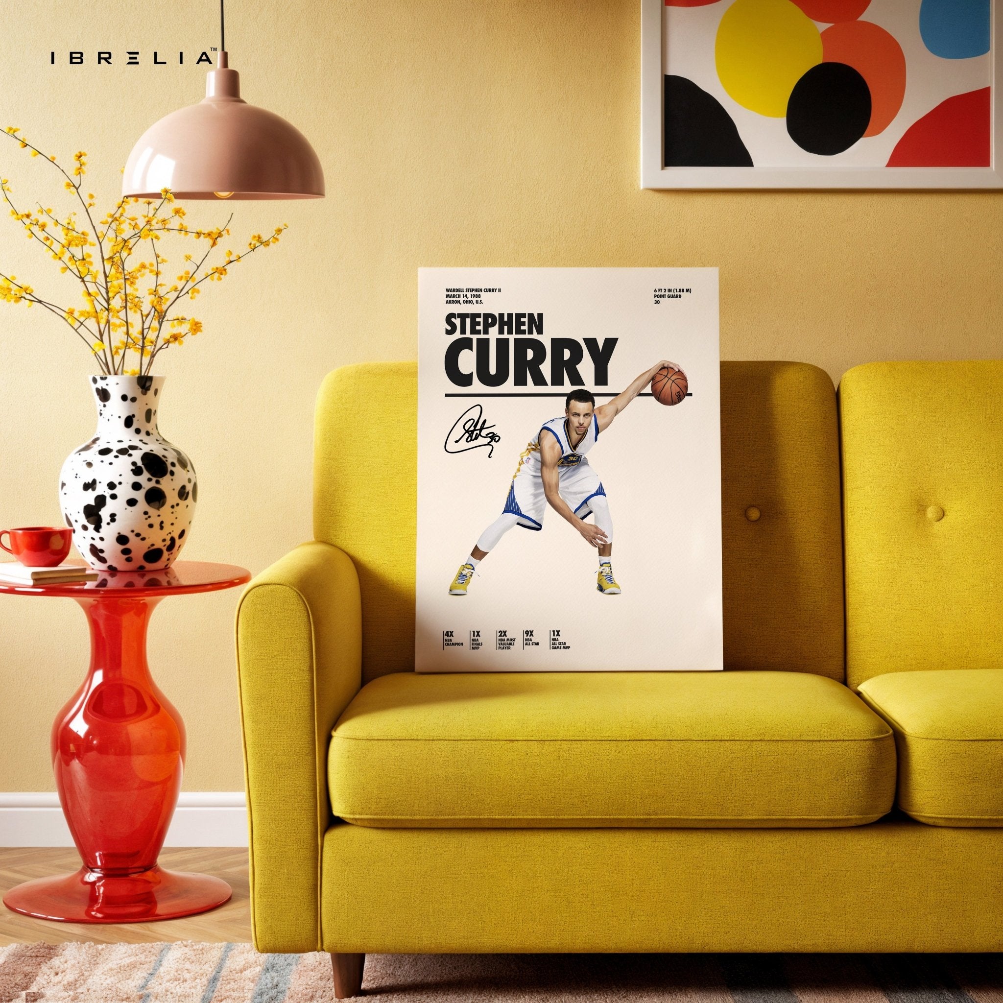 Stephen Curry Dribble Motion – 4K Ultra Wrap Frame Wall Art in Pakistan | IBRELIA™ - IBRELIA