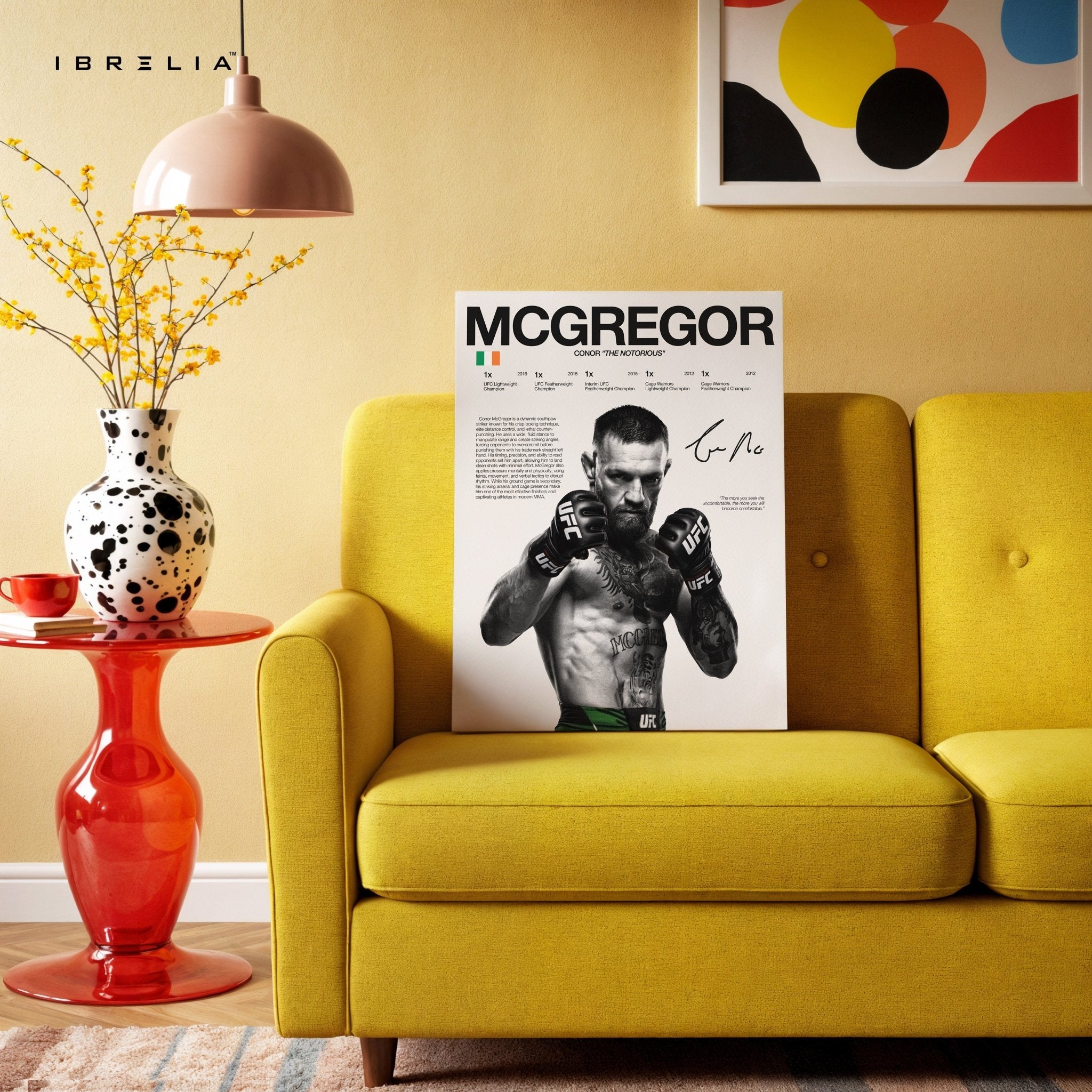 Conor McGregor “The Notorious” – 4K Ultra Wrap Frame Wall Art in Pakistan | IBRELIA™ - IBRELIA