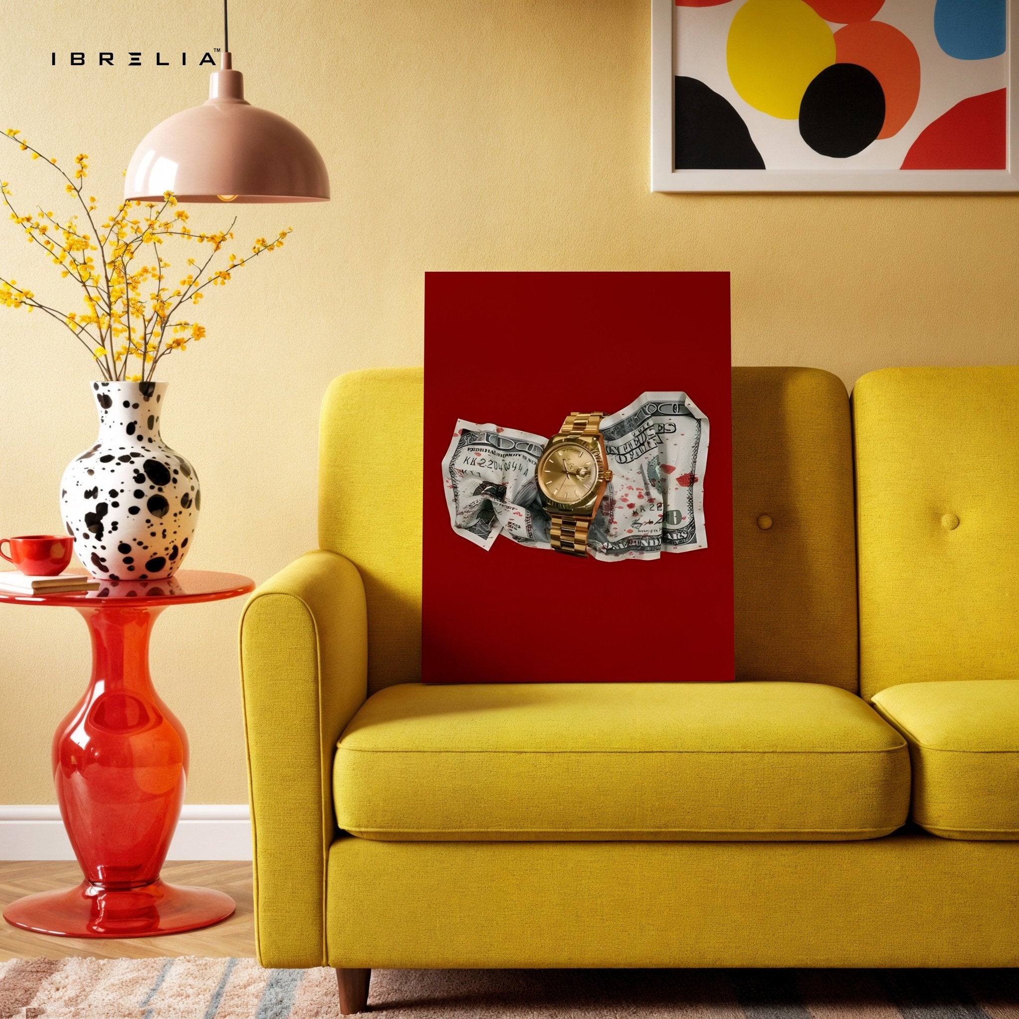 Golden Time Wall Art – Money x Luxury Edition | IBRELIA™ - IBRELIA