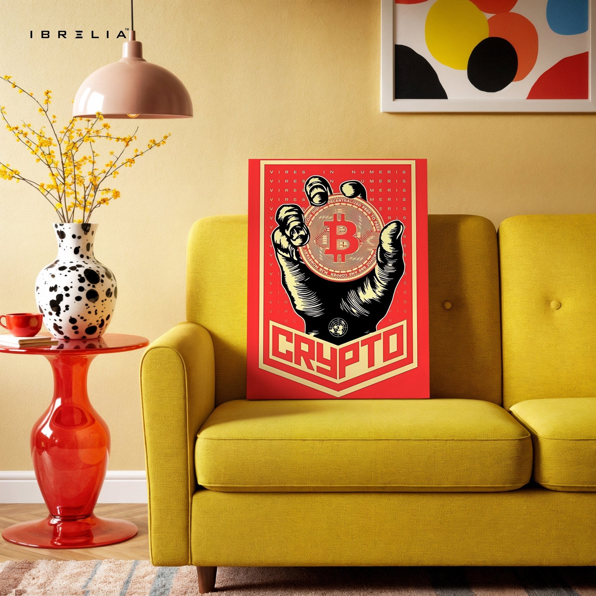 Crypto Bitcoin Wall Art – Power in Numbers Edition | IBRELIA™ - IBRELIA