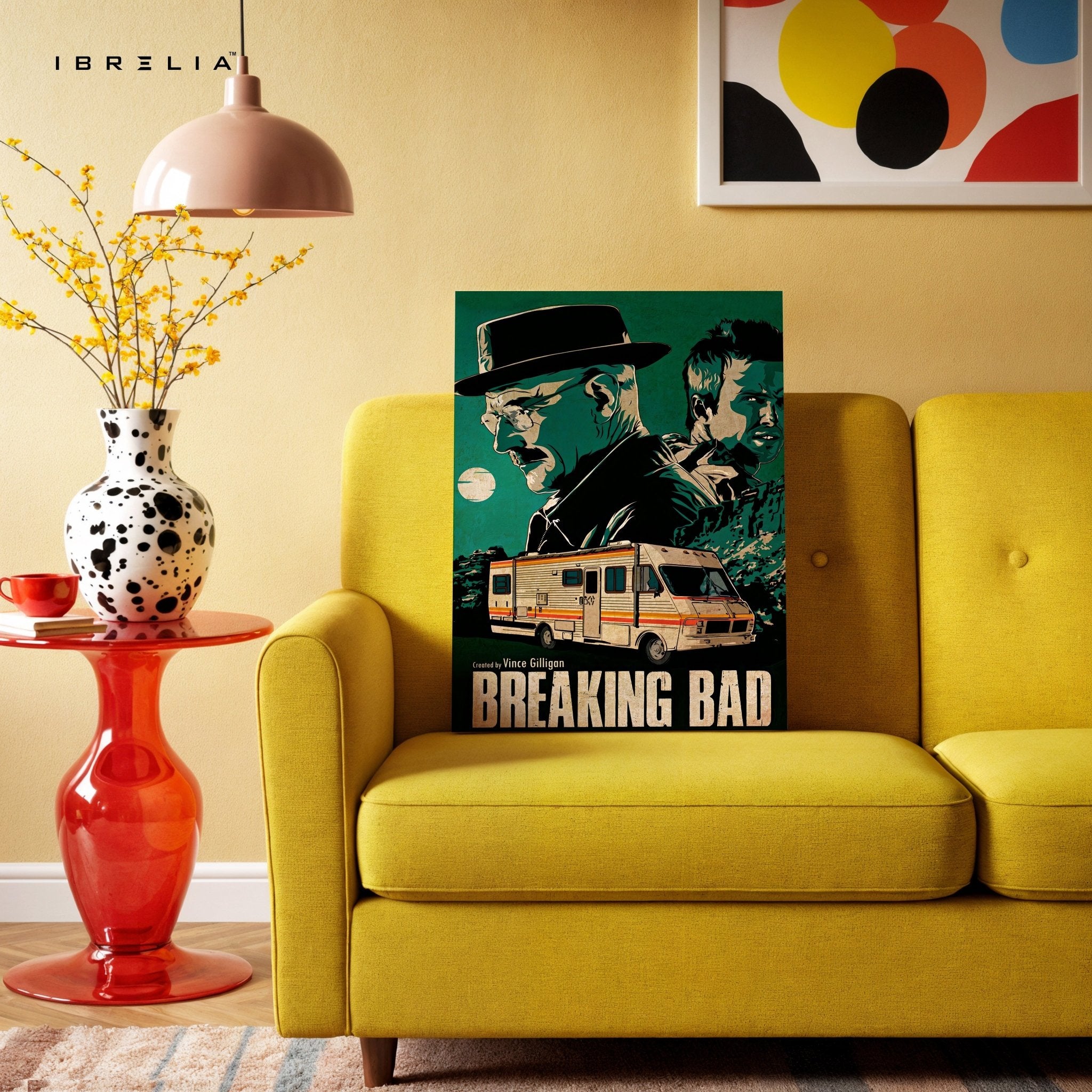 Breaking Bad “Heisenberg & Jesse” Classic Edition – 4K Ultra Wrap Frame Wall Art in Pakistan | IBRELIA™ - IBRELIA