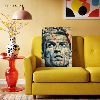 Ronaldo Crown Wall Frame | 4K Ultra Wrap Frame Wall Art in Pakistan | IBRELIA™ - IBRELIA