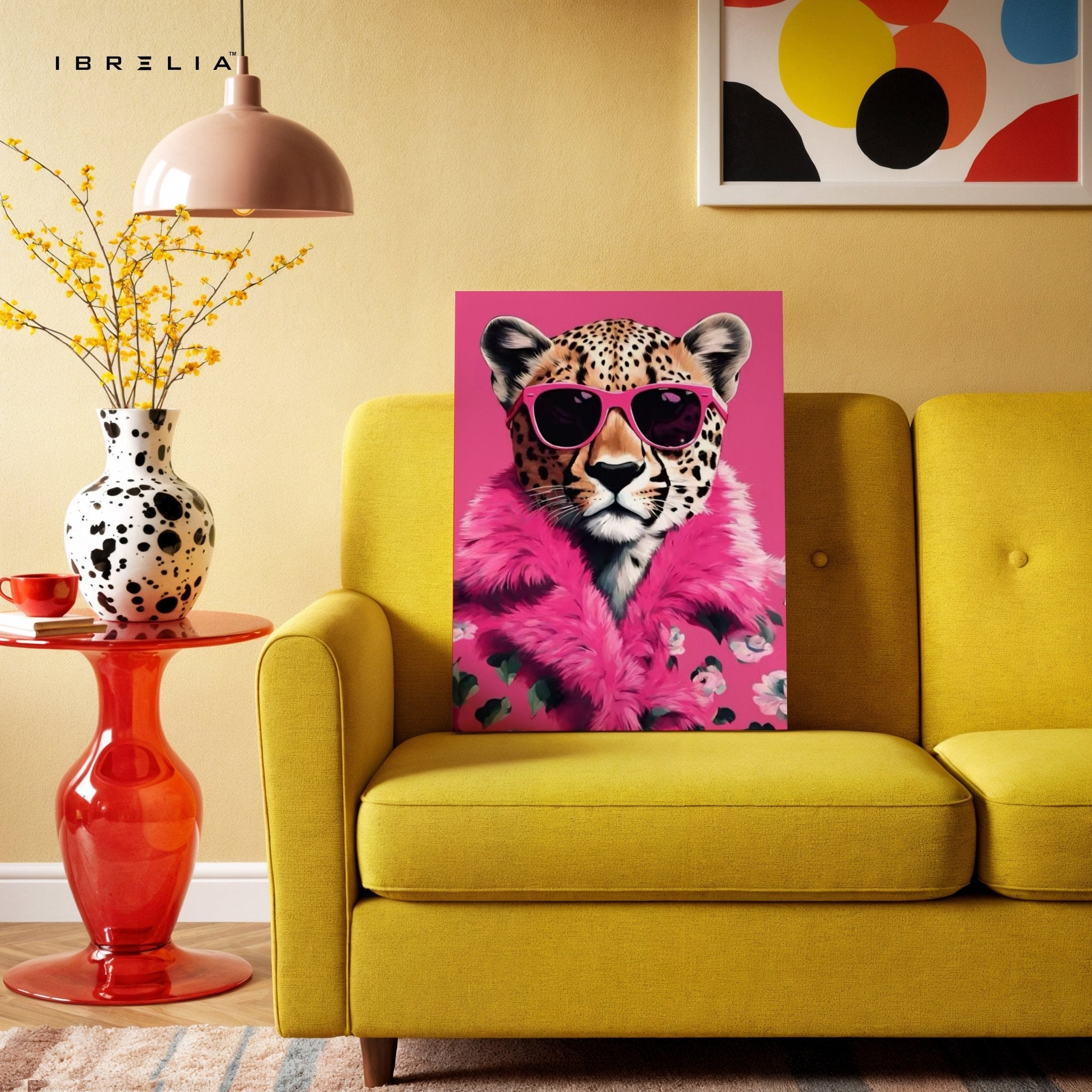 Fashion Cheetah Wall Frame | 4K Ultra Wrap Frame Wall Art in Pakistan | IBRELIA™ - IBRELIA