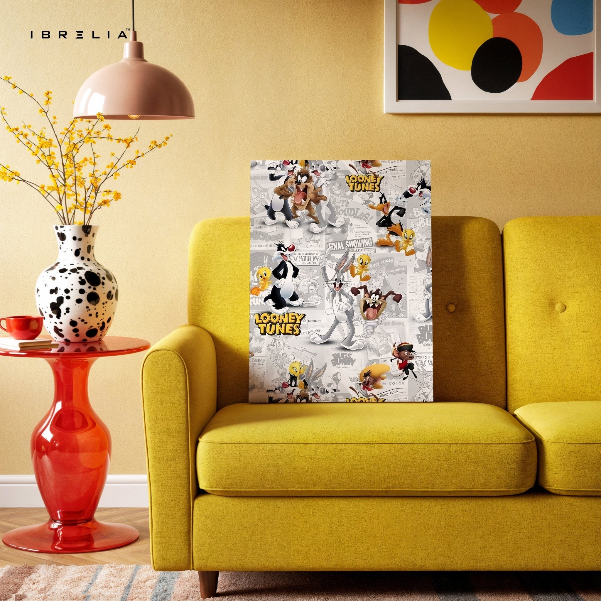 Looney Tunes Collage Wall Frame | 4K Ultra Wrap Frame Wall Art in Pakistan | IBRELIA™ - IBRELIA