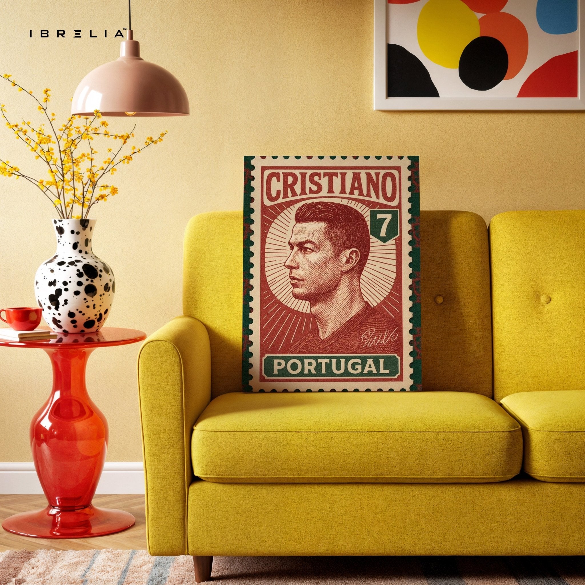 Cristiano Stamp Edition – 4K Ultra Wrap Frame Wall Art in Pakistan | IBRELIA™ - IBRELIA