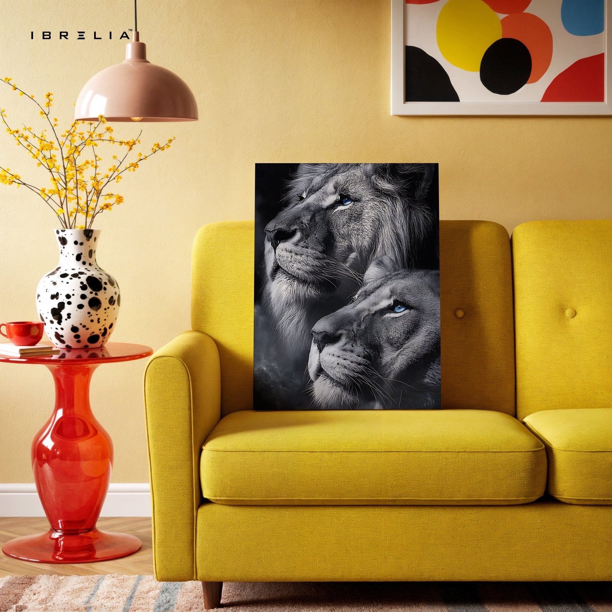 Majestic Lions – 4K Ultra Wrap Frame Wall Art in Pakistan | IBRELIA™ - IBRELIA