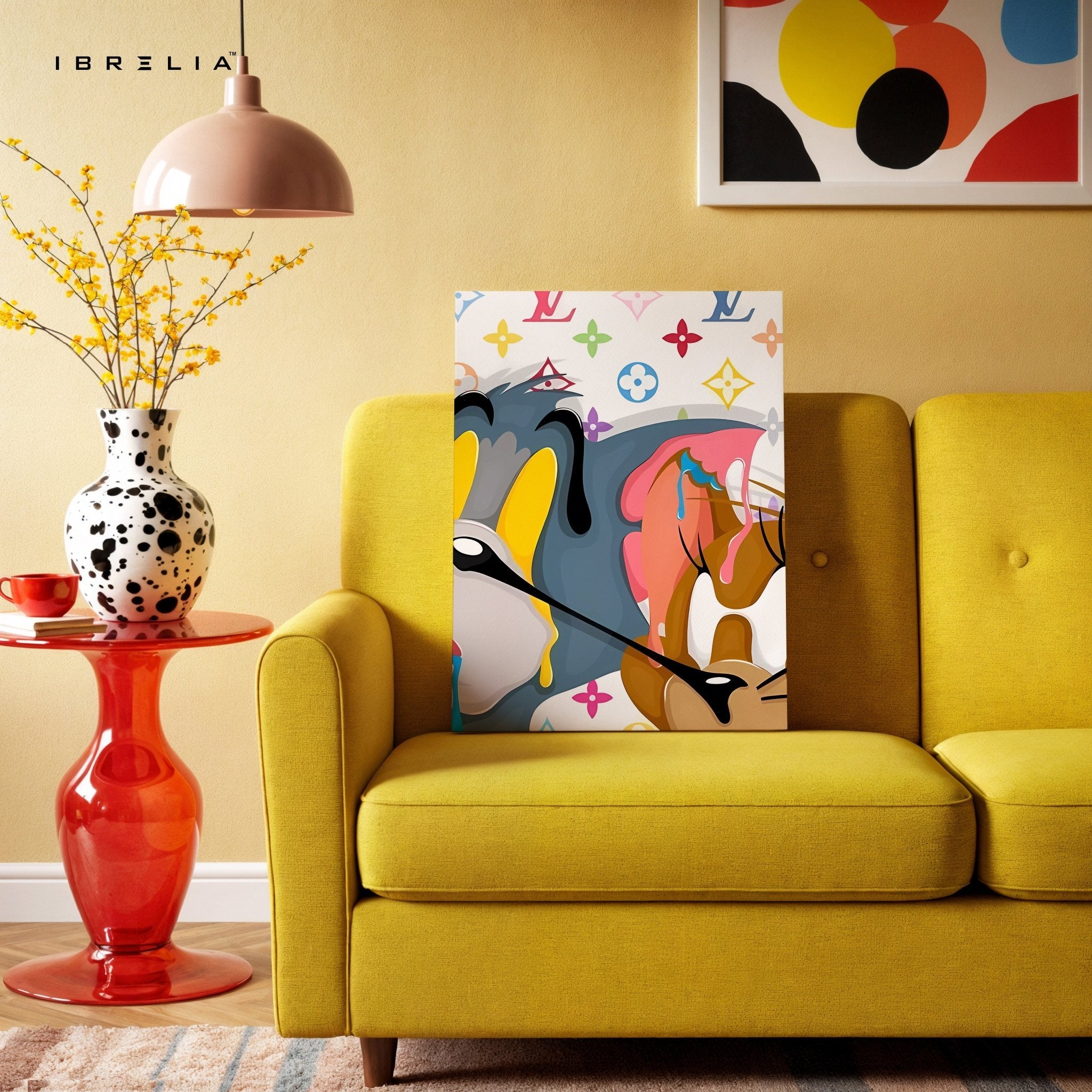 Tom & Jerry “LV Drip Edition” 4K Wall Art in Pakistan | IBRELIA™ - IBRELIA