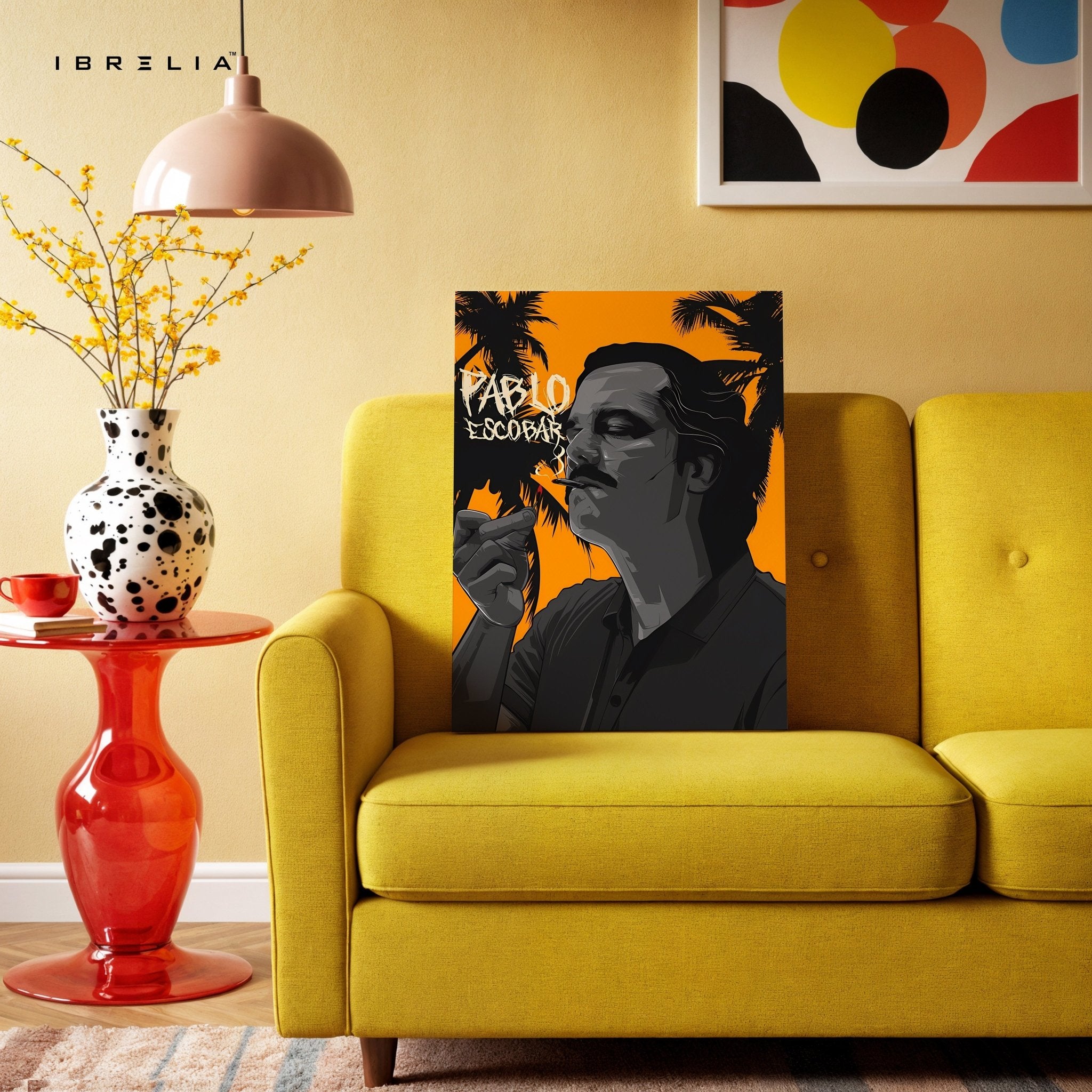 Pablo Escobar – Narcos - Inspired Wall Frame | 4K Ultra Wrap Frame Wall Art in Pakistan | IBRELIA™ - IBRELIA
