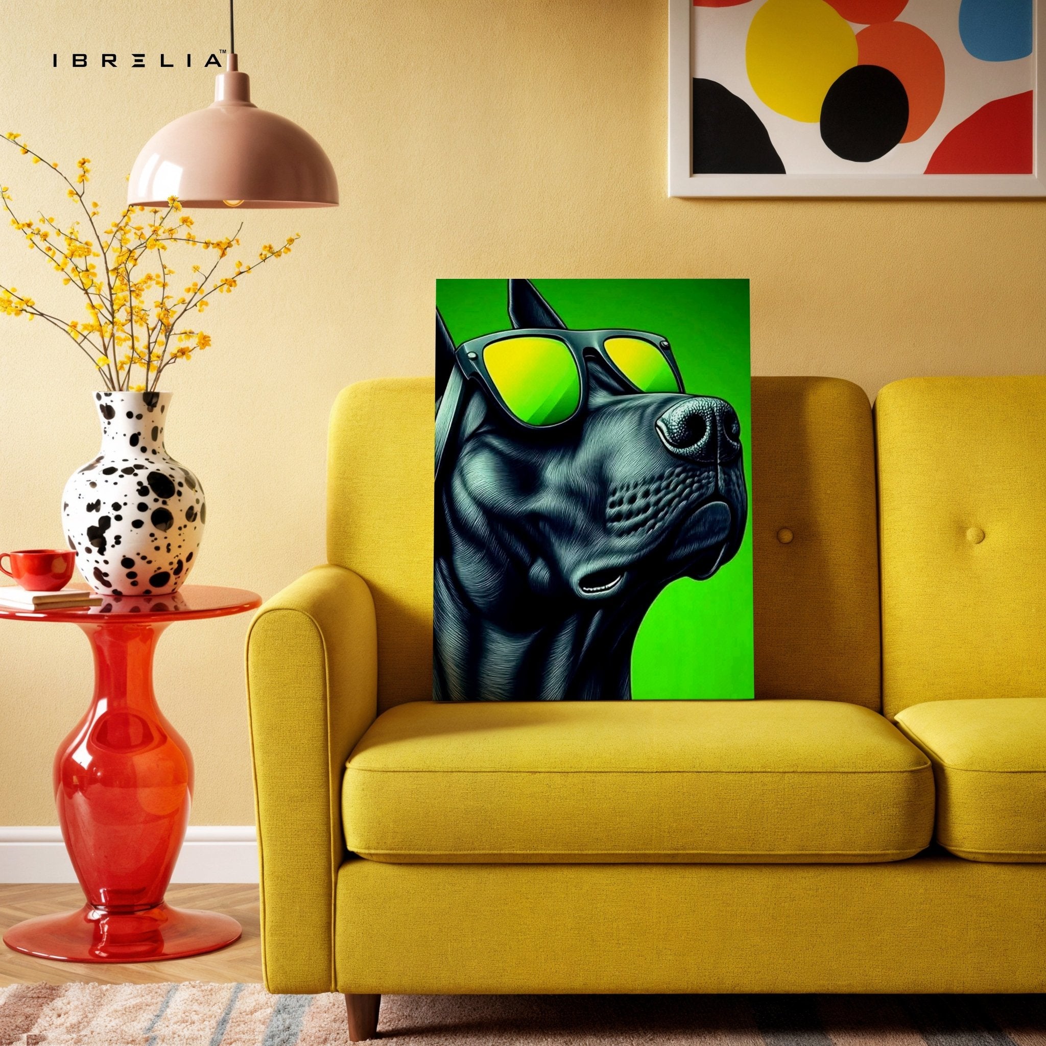 Cool Dog Wall Frame | 4K Ultra Wrap Frame Wall Art in Pakistan | IBRELIA™ - IBRELIA